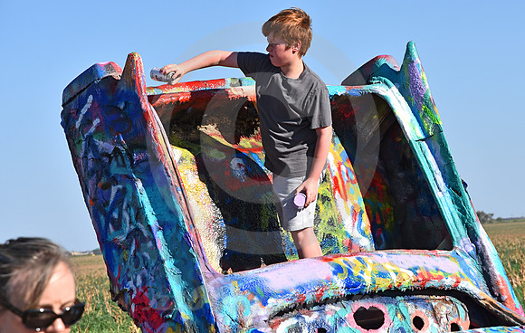 TRUNK ARTIST #3 (Rt 66 Cadillac Ranch TX)