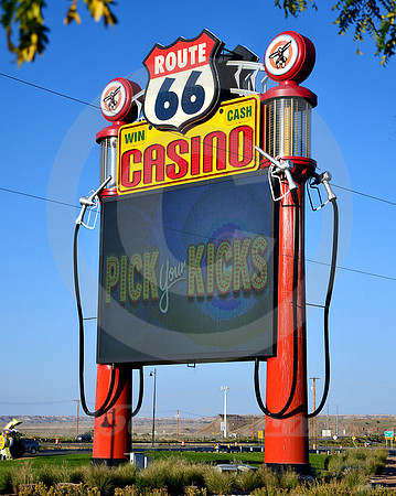 CASINO SIGN (Rt 66/I-40 Albuquerque NM)
