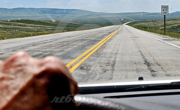 PASSING ZONE (Lincoln Highway nr Medicine Bow WY)