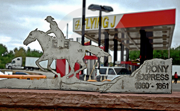 PONY EXPRESS #3 (Lincoln Highway Big Springs NE)