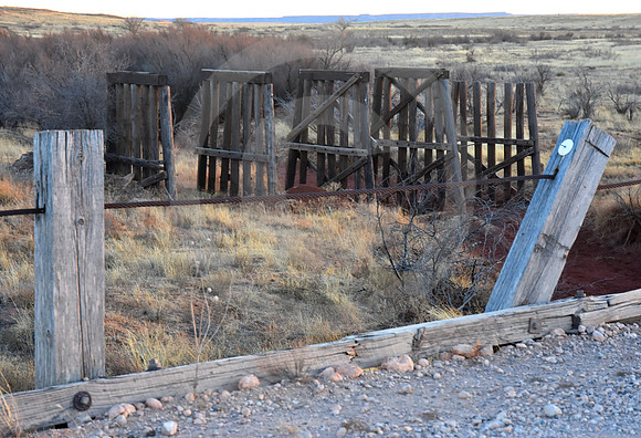 WOODEN CONSTRUCTION (Rt 66 nr San Jon NM)