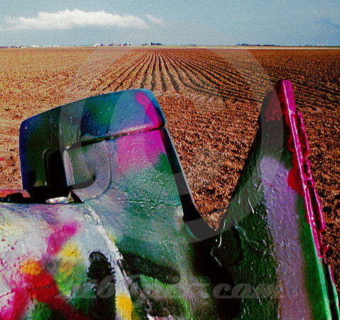 FIN & FURROWS (Rt 66 Cadillac Ranch TX)