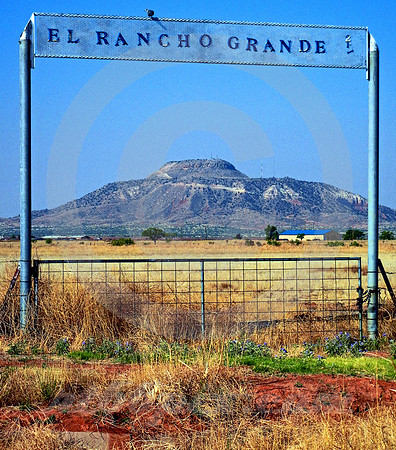 RANCH & TUCUMCARI MOUNTAIN (Rt 66 nr Tucumcari NM)