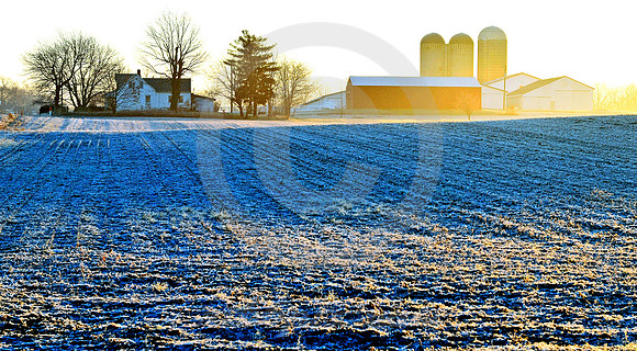 FROSTED FIELD (National Road nr Centerville IN)