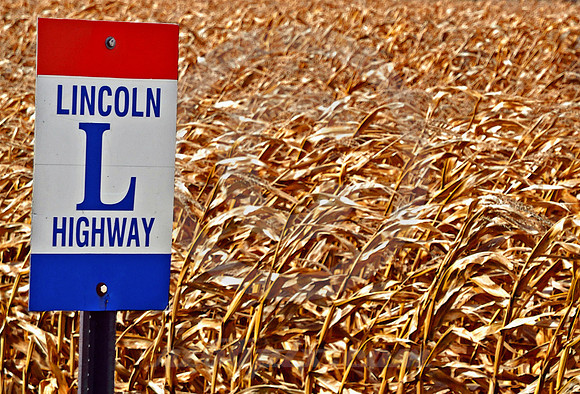 SIGN & RIPENING CORN (Lincoln Highway nr Delphos OH)