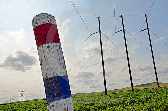 POLE & POWER LINES (Lincoln Highway nr Ogallala NE)