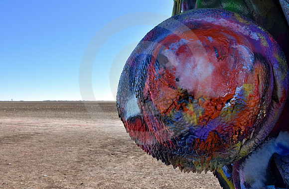 FLAT VS. ROUND (Rt 66 Cadillac Ranch TX)