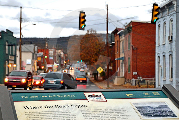 WHERE THE ROAD BEGAN #1 (National Road Cumberland MD)
