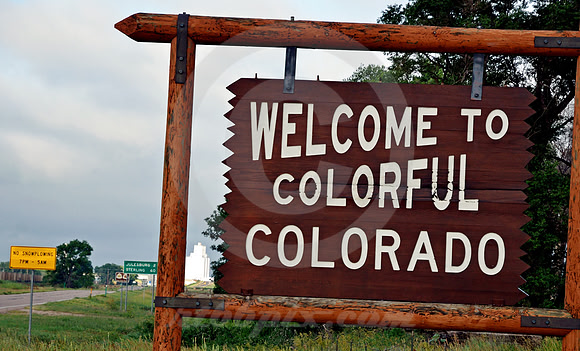 WELCOME SIGNS (Lincoln Highway nr Julesburg CO)