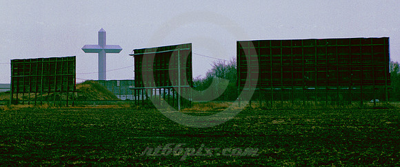 CROSS AND BILLBOARD BACKS (nr National Road Effingham IL)