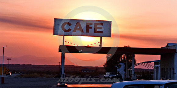 SETTING SUN (Rt 66 Amboy CA)