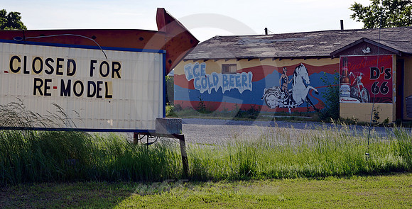 CLOSED FOR RE-MODEL (Rt 66 nr Claremore OK)