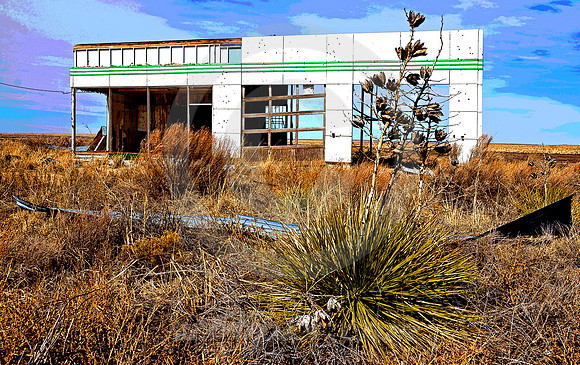 TEXACO & YUCCA (Rt 66 Glenrio TX/NM)