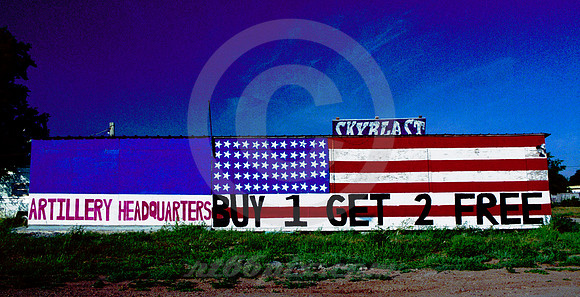 FIREWORKS STAND, 60 STAR FLAG (West TX)