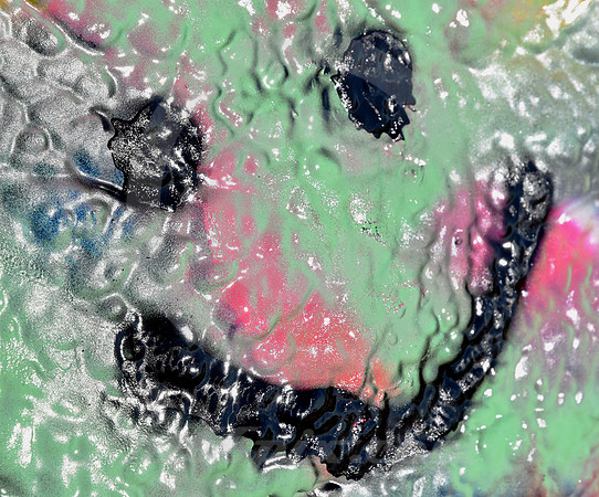GREEN SMILEY (Rt 66 Cadillac Ranch TX)