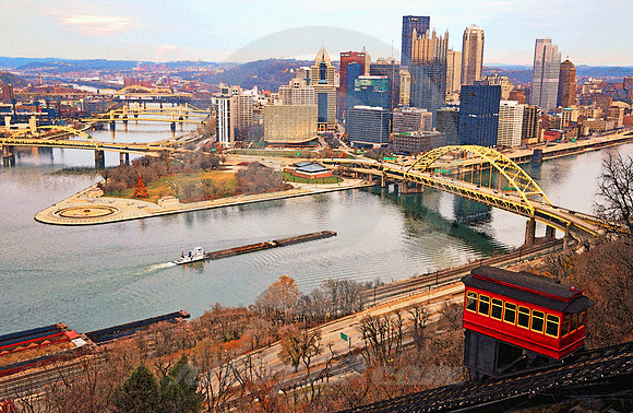 INCLINE VIEW #4 (Lincoln Highway Pittsburgh PA)