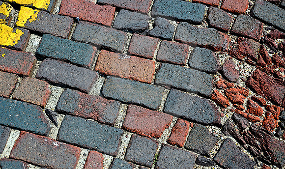 STRIPE & BRICK PAVEMENT (Lincoln Highway Elkhorn NE)