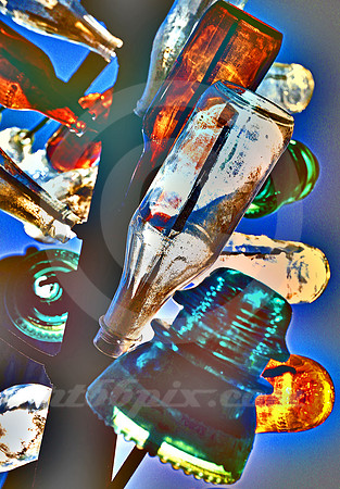EMPTY BOTTLES #11 (Rt 66 nr Helendale CA)