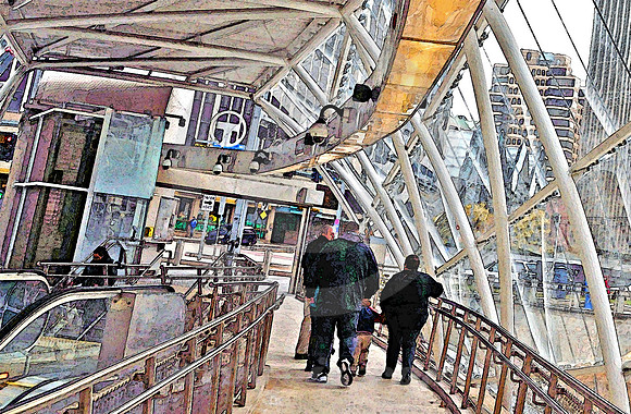 URBAN SCENE #21 (Lincoln Highway Pittsburgh PA)