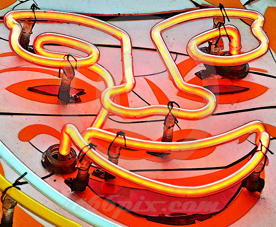 HARRIS NEON-DETAIL (Lincoln Highway Pittsburgh PA)