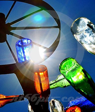 EMPTY BOTTLES #10 (Rt 66 nr Helendale CA)