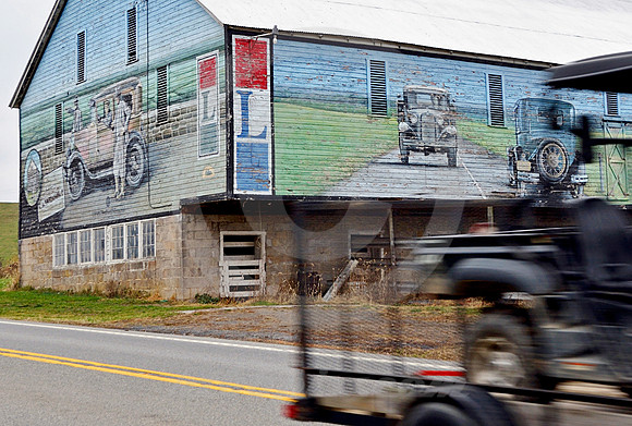BARN MURAL #1 (Lincoln Highway nr Schellsburg PA)