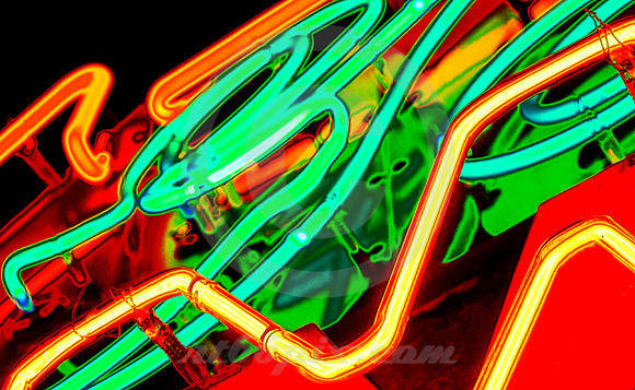 STACKED NEON DETAIL (Rt 66 Gray Summit MO)