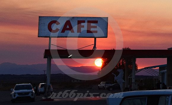 DESERT SUNSET (Rt 66 Amboy CA)