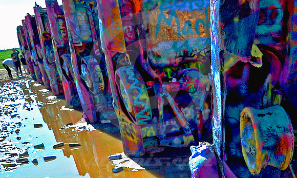 FAMILY OUTING (Rt 66 Cadillac Ranch TX)