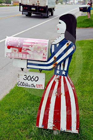 PATRIOTIC MAILBOXES (Lincoln Highway York PA)