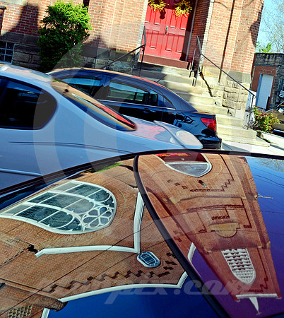 CHURCH & REFLECTION (Lincoln Highway Irwin PA)