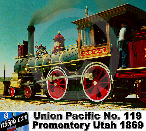 Union Pacific No. 119 Promontory Utah 1869