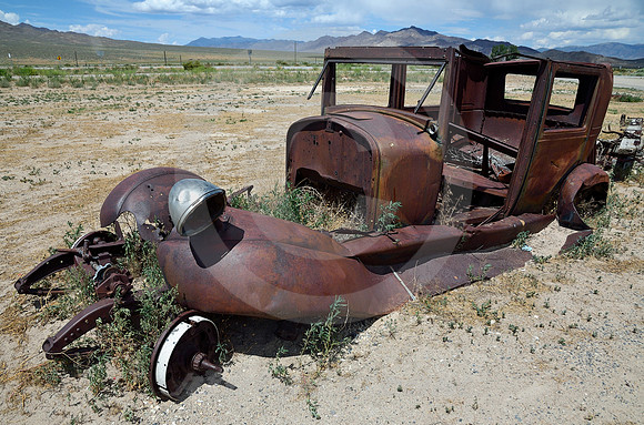 RUSTED CAR #3 (Lincoln Highway Middlegate Station NV)