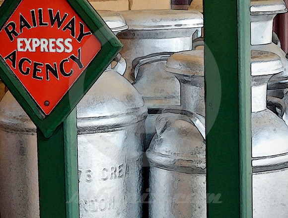 TRAIN STATION TABLEAU (Madison IN)