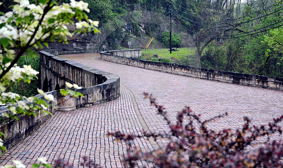 S-BRIDGE IN SPRING (National Road Blaine OH)