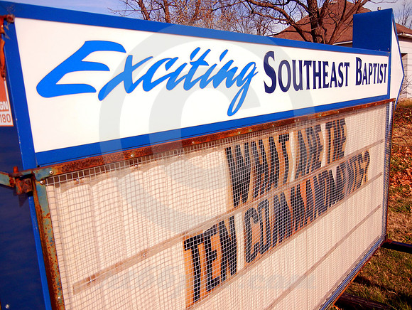 EXCITING SOUTHEAST BAPTIST (Rt 66 Commerce OK)