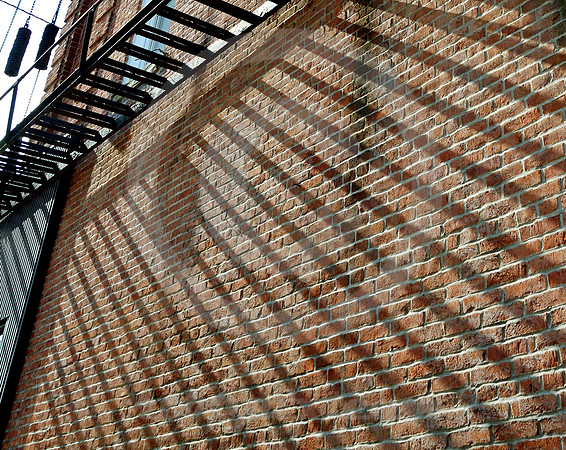 SHADOW ON BRICK (Lincoln Highway Irwin PA)