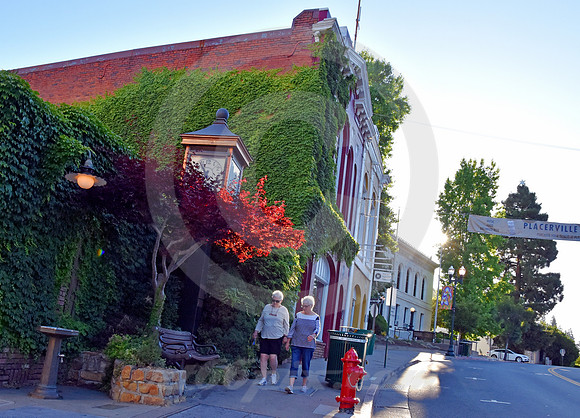MORNING SCENE (Lincoln Highway Placerville CA)