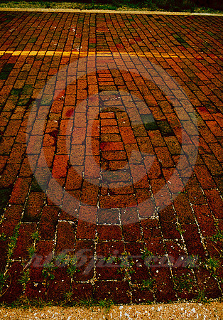 CURVED BRICK SECTION, LATERAL (Rt 66 nr Auburn IL)