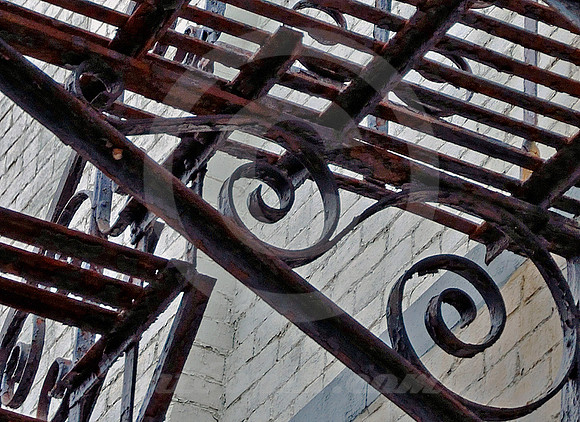 FIRE ESCAPE-DETAIL #3 (Lincoln Highway East Liverpool OH)