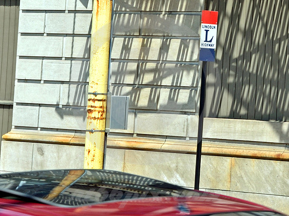 SIGN & REFLECTIONS (Lincoln Highway Wilkinsburg PA)