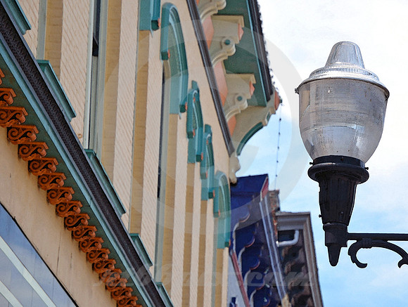 STREETSCAPE & LAMP (Crawfordsville IN)