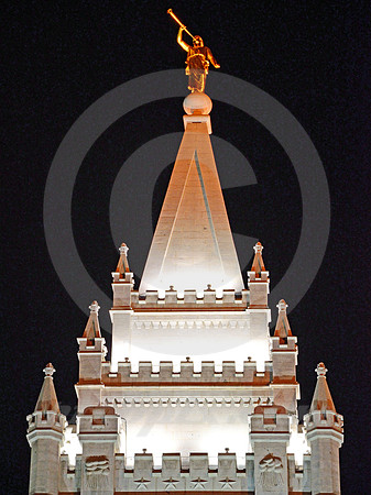 TEMPLE & ANGEL (Lincoln Highway Salt Lake CIty UT)