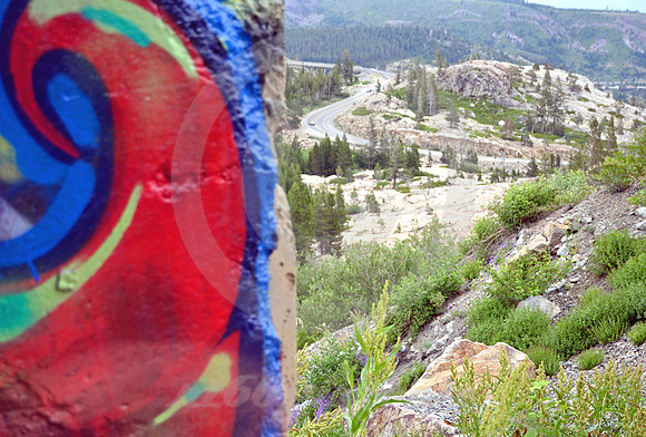 GRAFFITI & HIGHWAY (Lincoln Highway Donner Pass Ca)