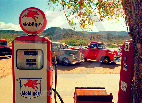 PUMPS AND VEHICLES (Rt 66 Hackberry AZ)