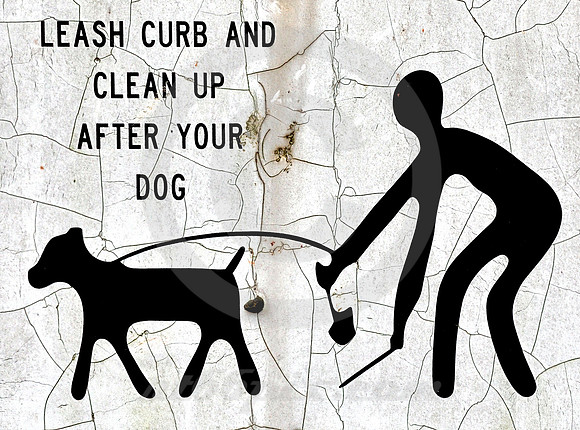 DOG SIGN-DETAIL (National Road Wheeling WV)