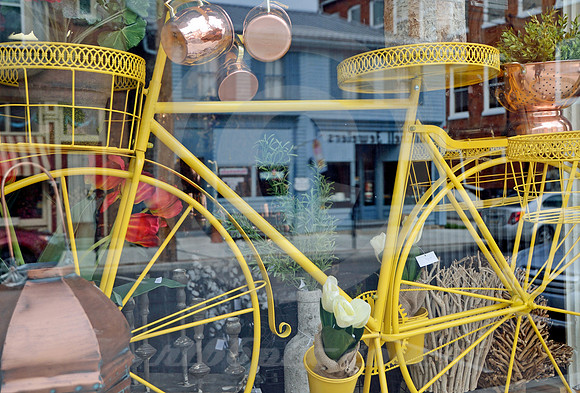 BICYCLE PLANT STAND (Lincoln Highway Bedford PA)