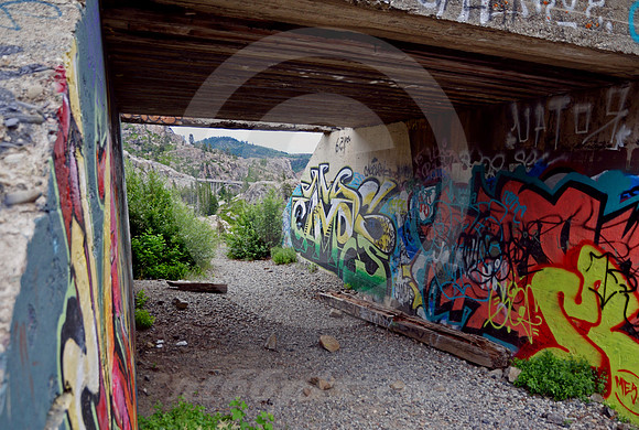 SUBWAY FROM BELOW (Lincoln Highway Donner Pass CA)