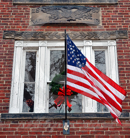 1837 & FLAG (Lincoln Highway Hanoverton OH)