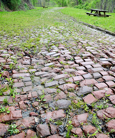 WET BRICK (National Road Blaine OH)